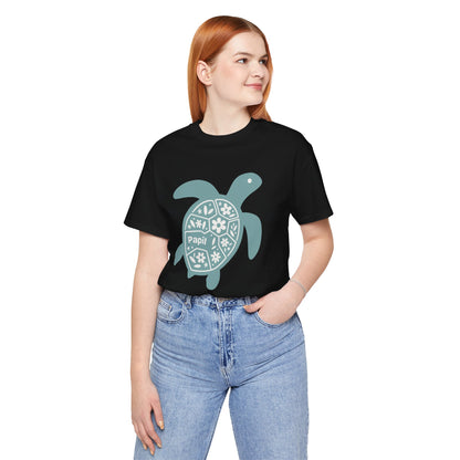 Shell Yeah! Floral Sea Turtle Unisex Graphic Tee