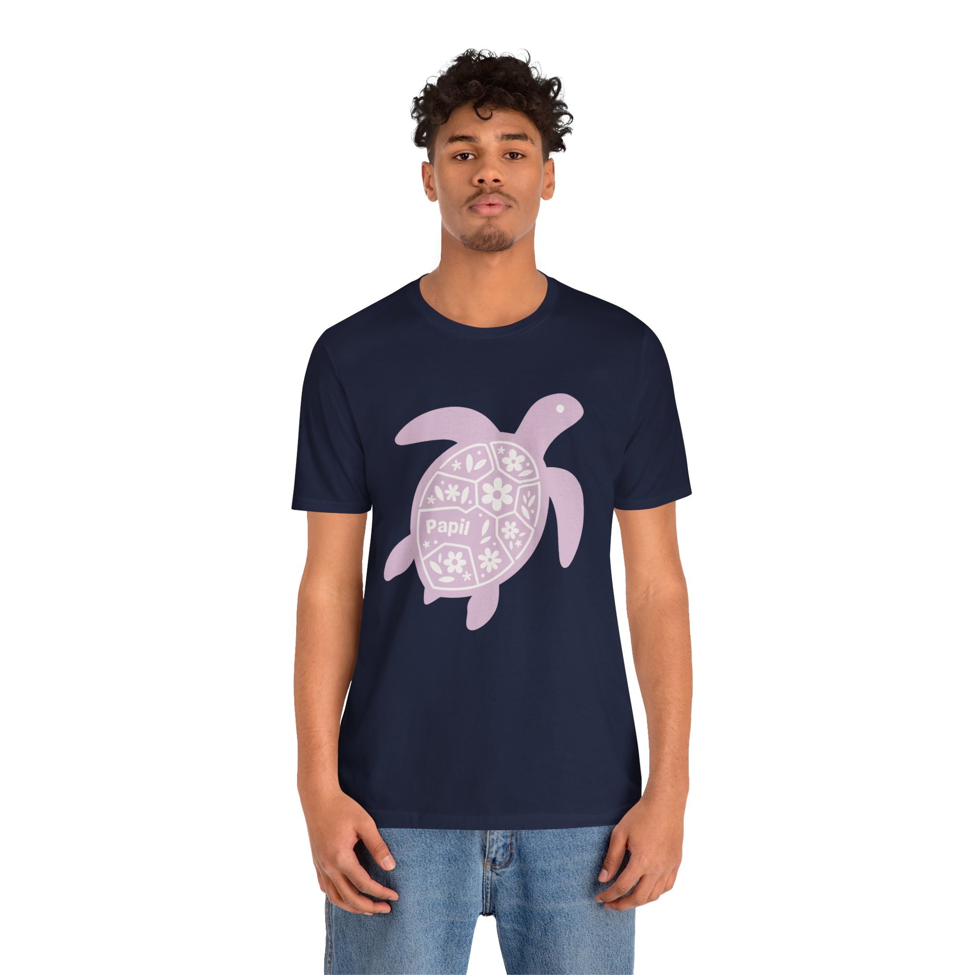 Shell Yeah! Floral Sea Turtle Unisex Graphic Tee