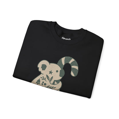 G'day Koala Christmas Sweatshirt, Cosy Botanical Unisex Jumper for the Aussie Holidays
