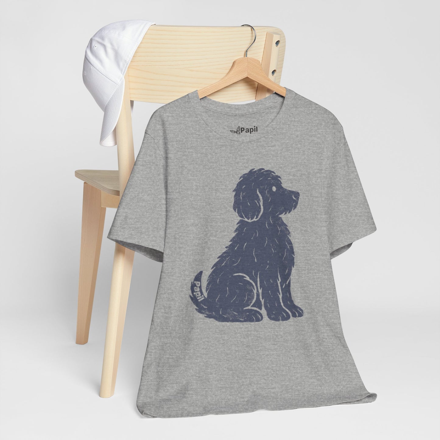 Good Dog Energy — Cute Sitting Puppy Unisex Graphic Tee