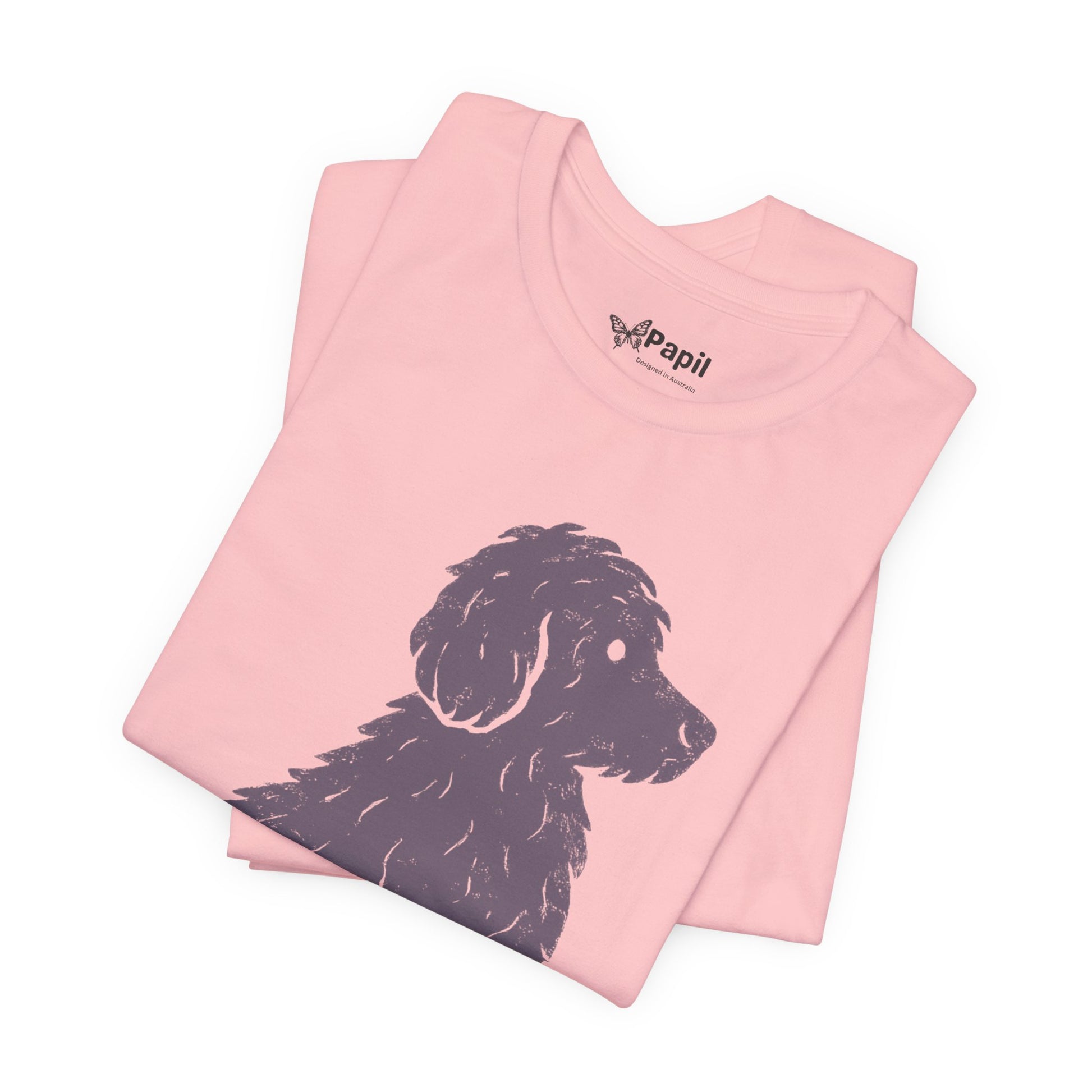 Good Dog Energy — Cute Sitting Puppy Unisex Graphic Tee