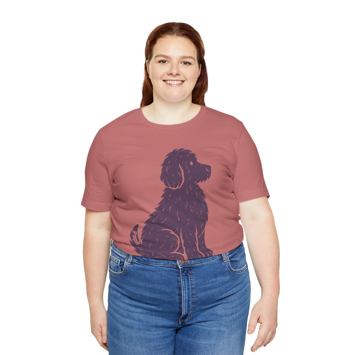 Good Dog Energy — Cute Sitting Puppy Unisex Graphic Tee