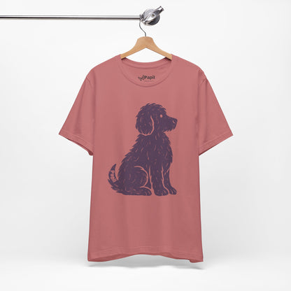 Good Dog Energy — Cute Sitting Puppy Unisex Graphic Tee