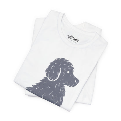 Good Dog Energy — Cute Sitting Puppy Unisex Graphic Tee