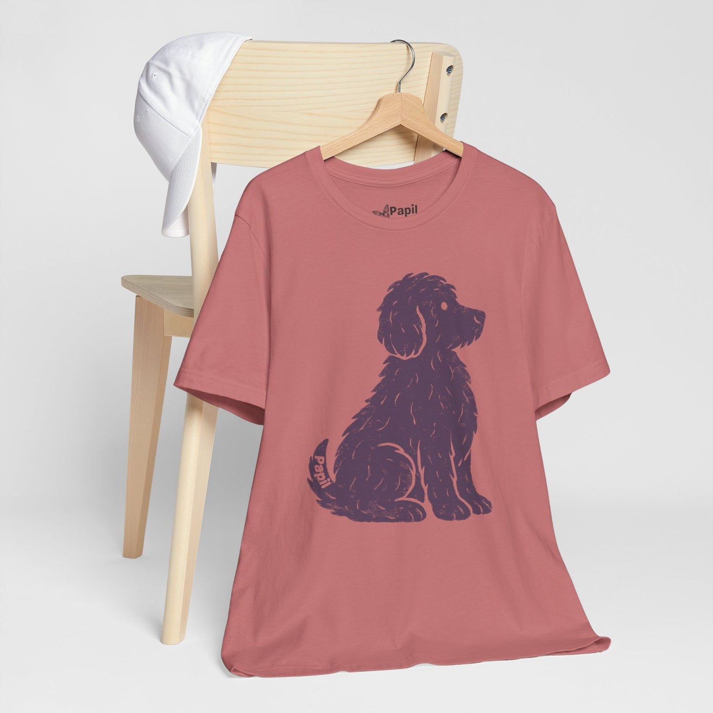 Good Dog Energy — Cute Sitting Puppy Unisex Graphic Tee