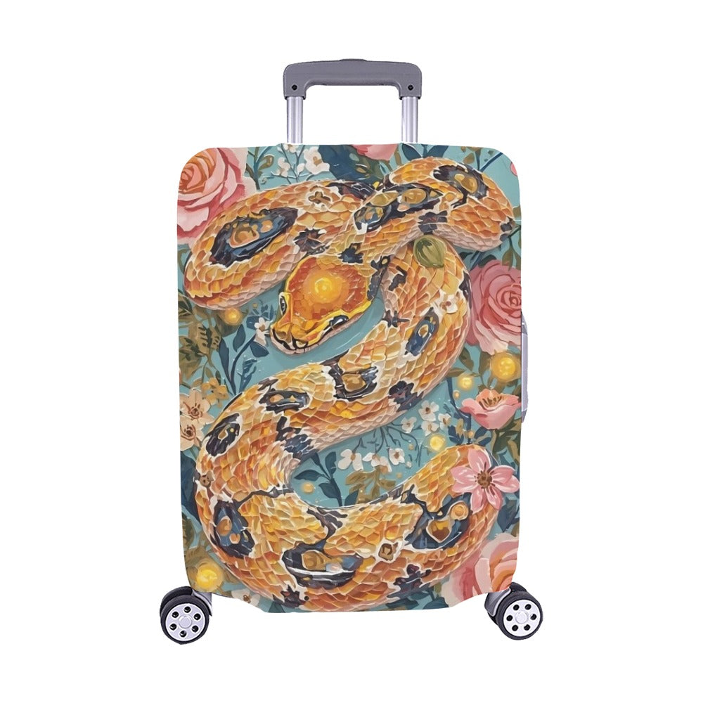 Serpent & Roses Luggage Cover One Size ART00020 Luggage Cover (22"-25") (Medium)