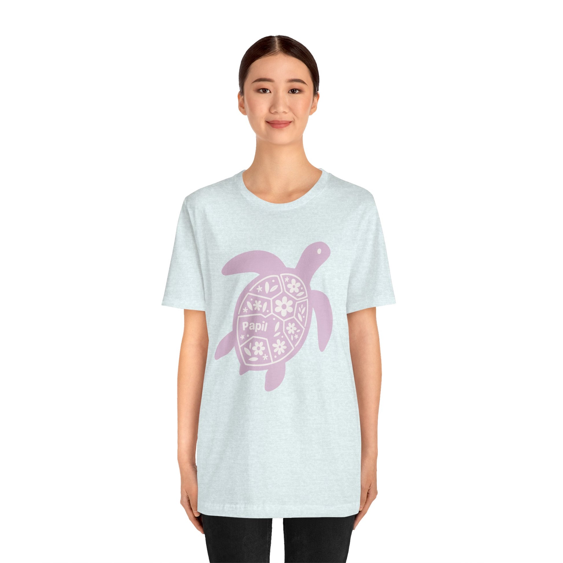 Shell Yeah! Floral Sea Turtle Unisex Graphic Tee