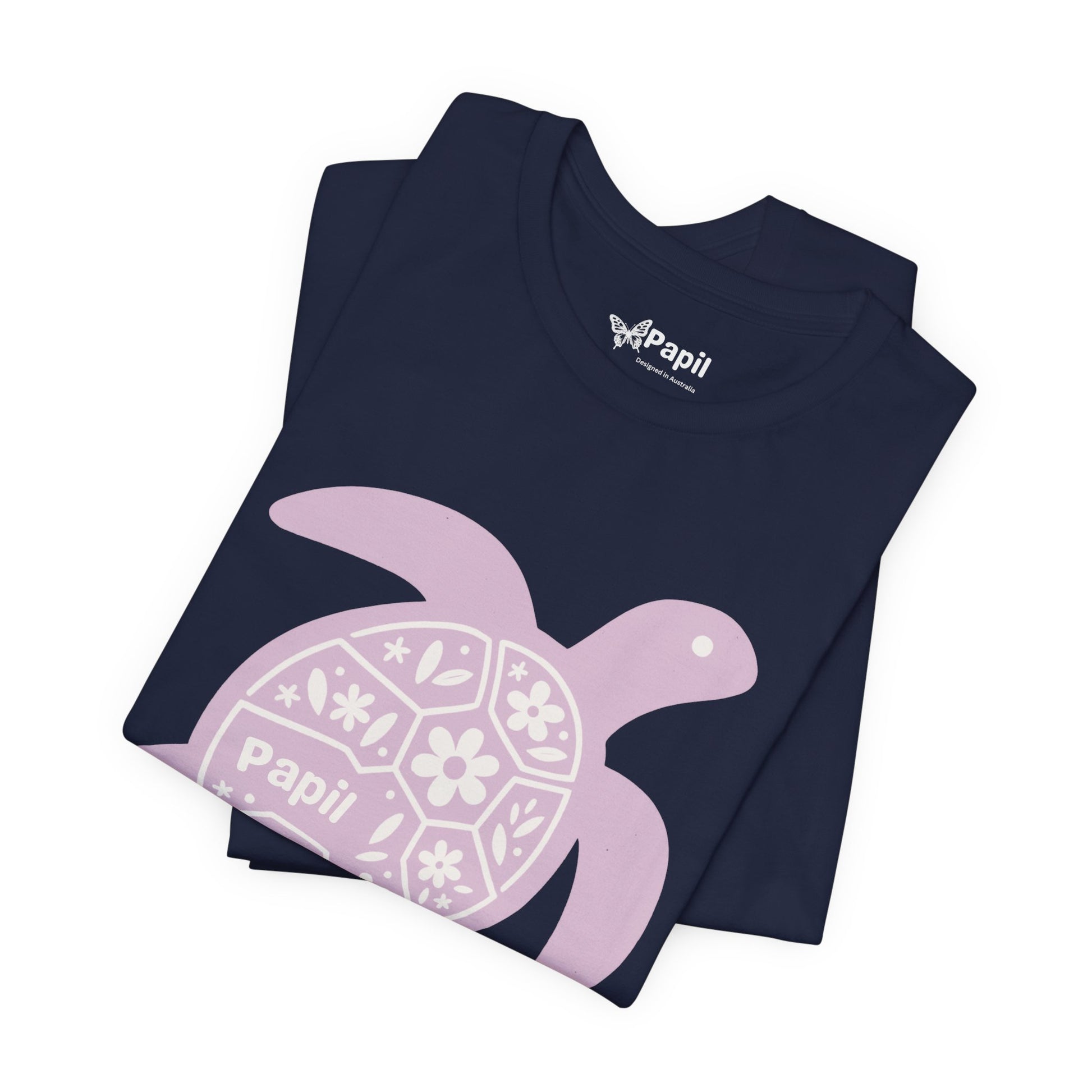 Shell Yeah! Floral Sea Turtle Unisex Graphic Tee