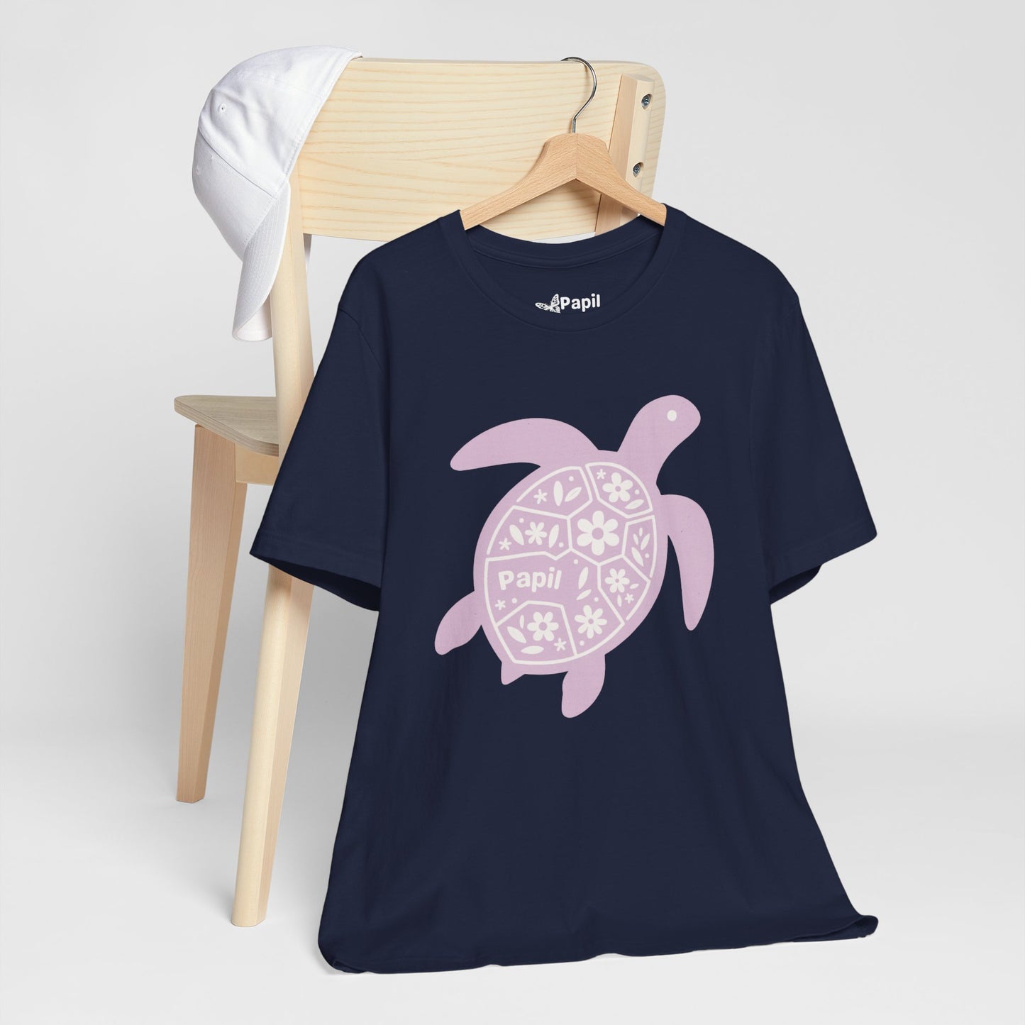 Shell Yeah! Floral Sea Turtle Unisex Graphic Tee