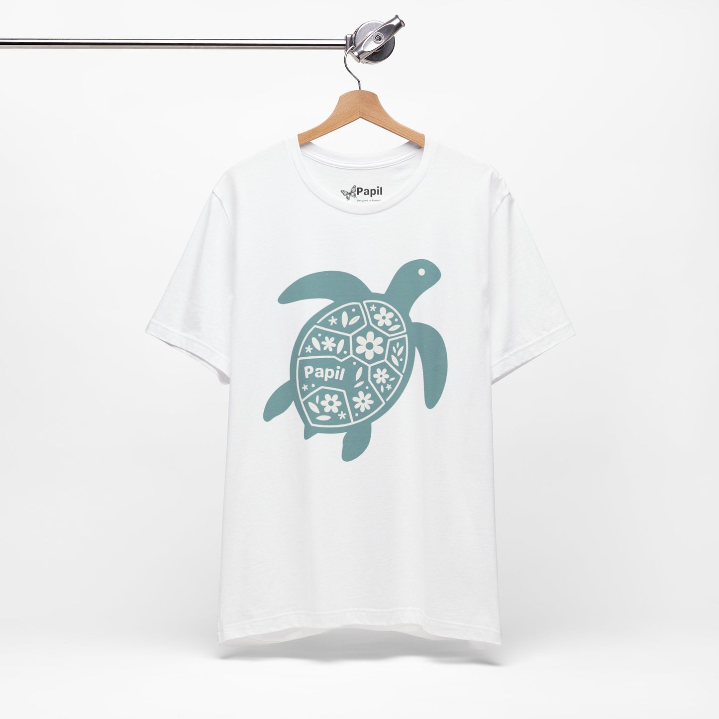Shell Yeah! Floral Sea Turtle Unisex Graphic Tee