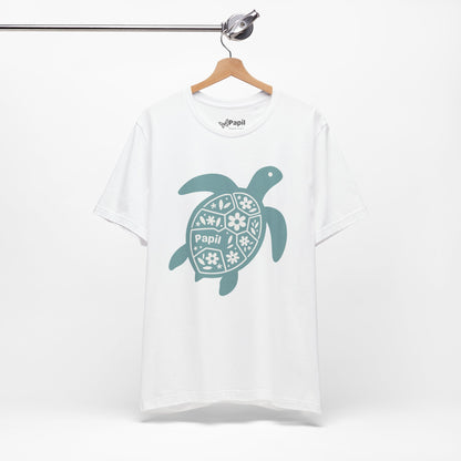 Shell Yeah! Floral Sea Turtle Unisex Graphic Tee