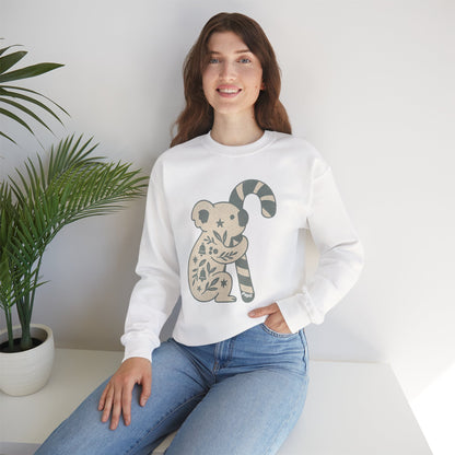 G'day Koala Christmas Sweatshirt, Cosy Botanical Unisex Jumper for the Aussie Holidays
