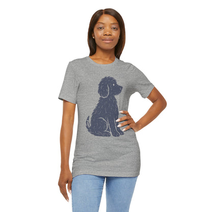 Good Dog Energy — Cute Sitting Puppy Unisex Graphic Tee