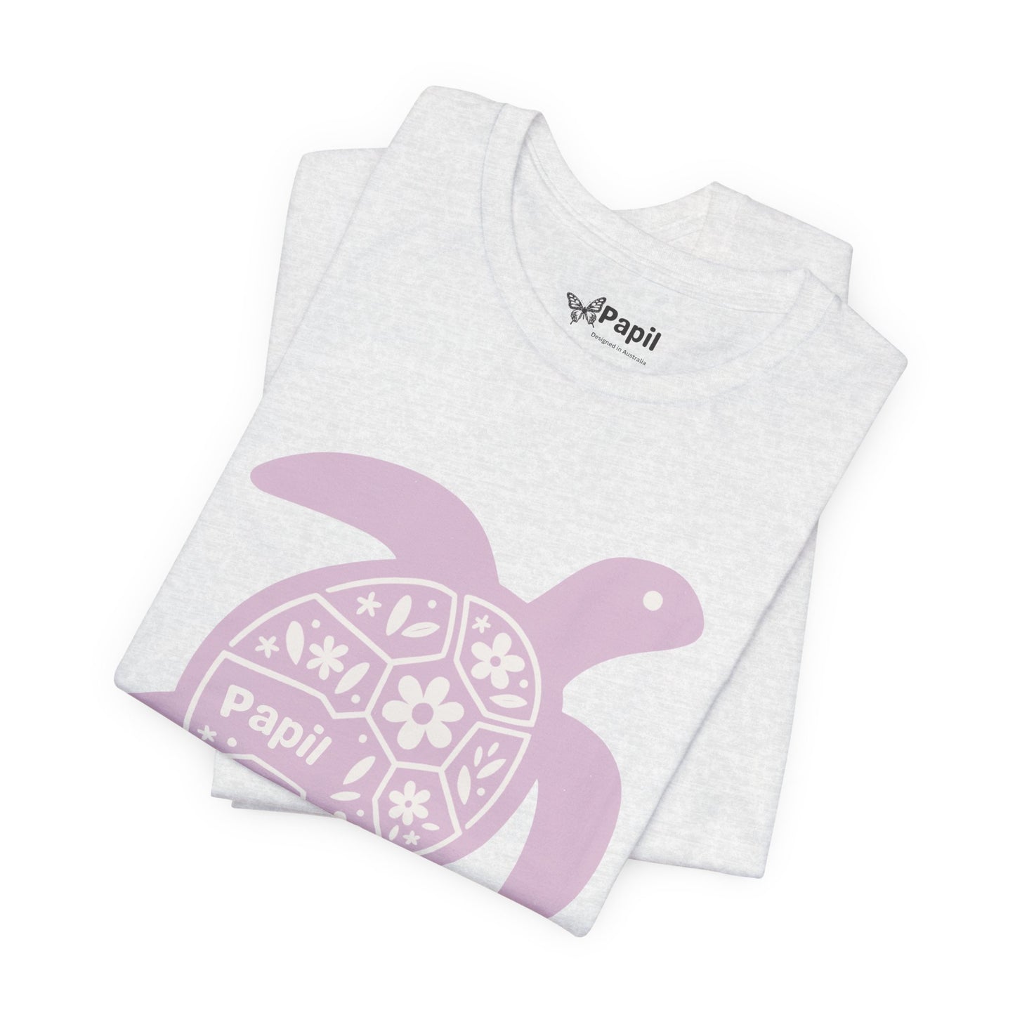 Shell Yeah! Floral Sea Turtle Unisex Graphic Tee