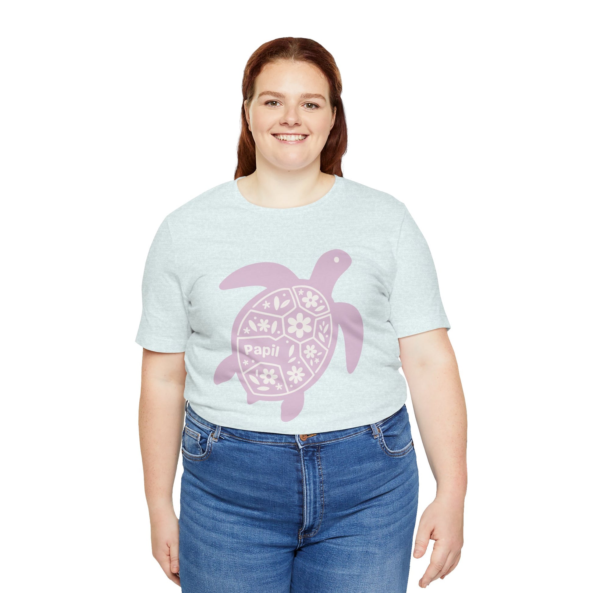 Shell Yeah! Floral Sea Turtle Unisex Graphic Tee