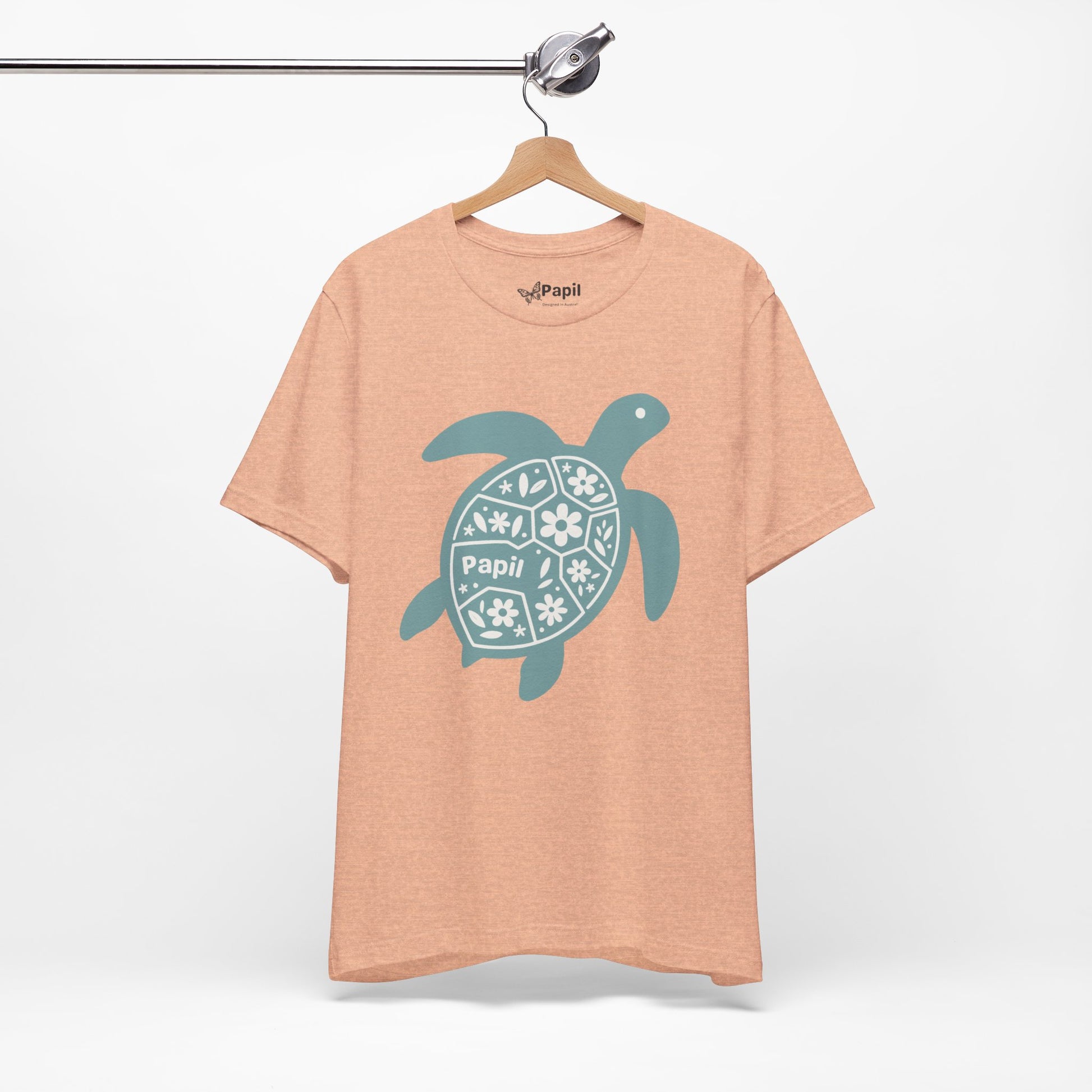 Shell Yeah! Floral Sea Turtle Unisex Graphic Tee