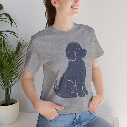 Good Dog Energy — Cute Sitting Puppy Unisex Graphic Tee