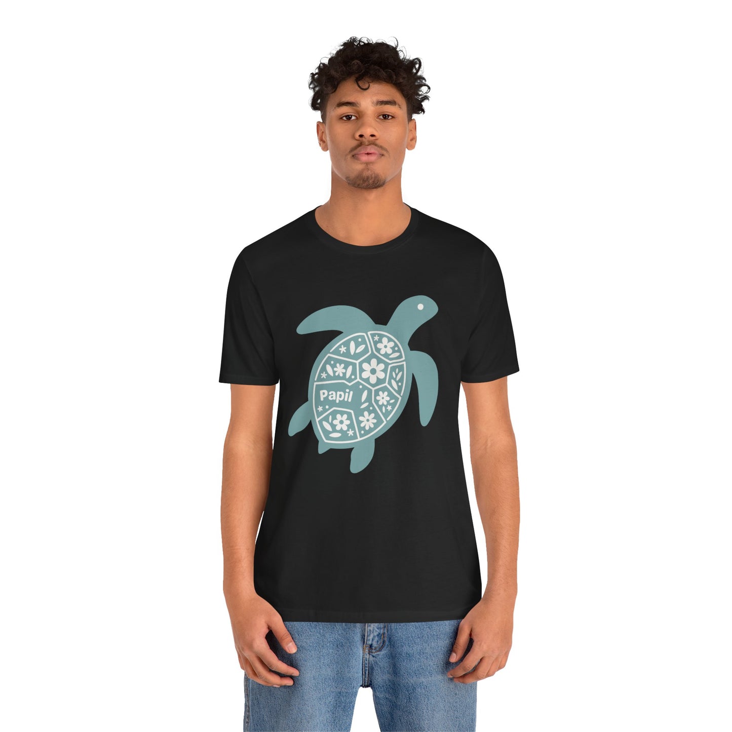 Shell Yeah! Floral Sea Turtle Unisex Graphic Tee