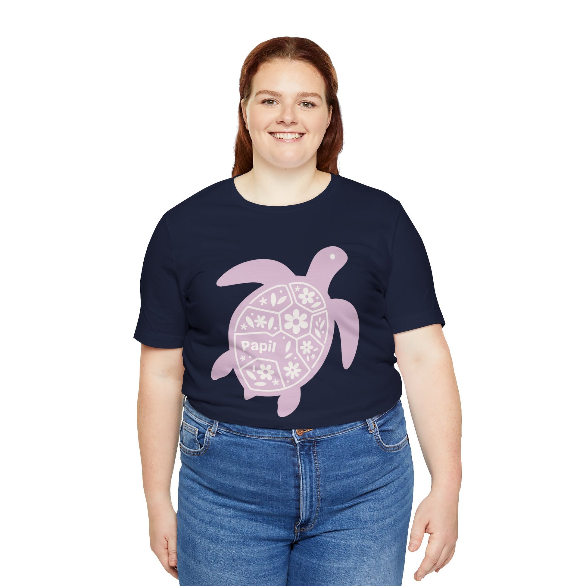 Shell Yeah! Floral Sea Turtle Unisex Graphic Tee