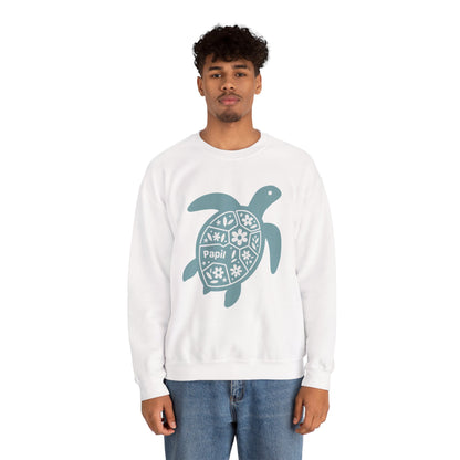 Shell Yeah! Floral Sea Turtle Cosy Crewneck Sweatshirt
