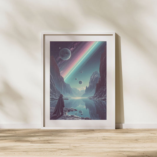 Cosmic Serenity Fine Art Poster – Explore the Cosmos