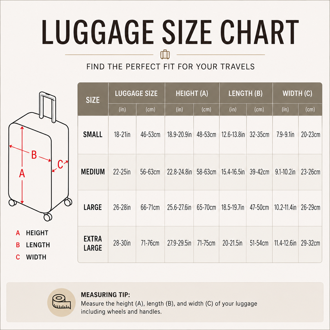 Gentle Companionship Luggage Cover