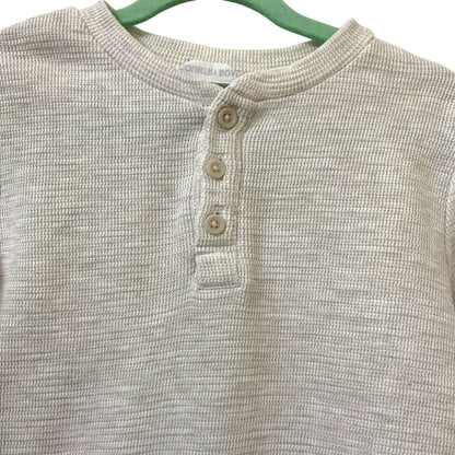 Country Road | Boys Henley Top | Cream | Long Sleeve | Size 3 | Pre-Owned