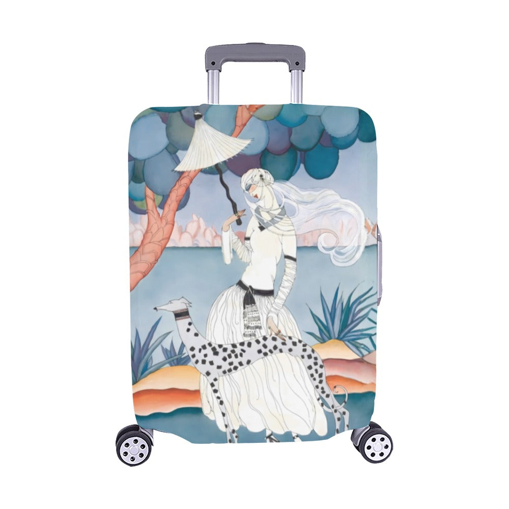 Gentle Companionship Luggage Cover One Size ART00002 Luggage Cover (22"-25") (Medium)